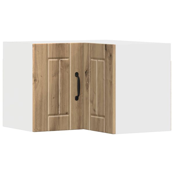 vidaXL K&oslash;kkenskab Artisan Egetr&aelig; 57 x 57 x 40 cm Konstrueret tr&aelig;