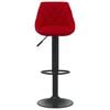 vidaXL barstol fløjl vinrød
