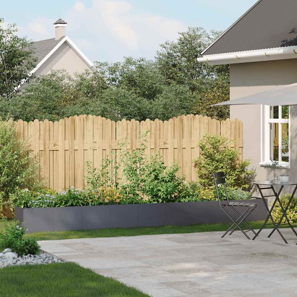 vidaXL plantekasse antracitgr&aring; 360x40x40 cm koldvalset st&aring;l