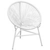 vidaXL havestol polyrattan hvid