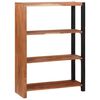 vidaXL Bogreol Brun 80 x 30 x 110 cm Massivt Akacietr&aelig;