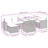 vidaXL sofas&aelig;t til haven 8 dele med hynder polyrattan akacietr&aelig; gr&aring;
