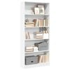 vidaXL bogreol 80x24x176 cm konstrueret tr&aelig; hvid