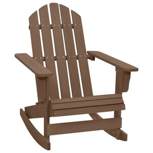 vidaXL gyngestol til haven tr&aelig; brun