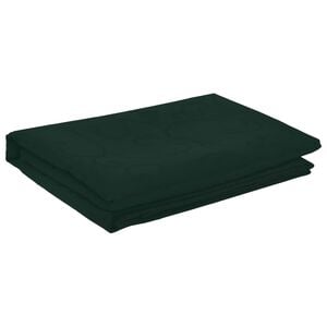vidaXL Bordkl&aelig;de Firkantet M&oslash;rkegr&oslash;n 90 x 90 cm