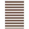 vidaXL zebragardin brun 95x100 cm stofbredde 90,9 cm polyester