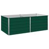vidaXL H&aelig;vet Havebed Gr&oslash;n 160 x 80 x 55 cm koldvalset st&aring;l