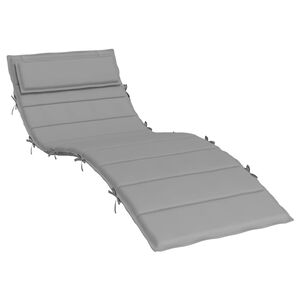 vidaXL hynde til liggestol 180x60x4 cm oxfordstof gr&aring;