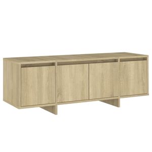 vidaXL tv-bord 120x30x40,5 cm konstrueret tr&aelig; sonoma-eg