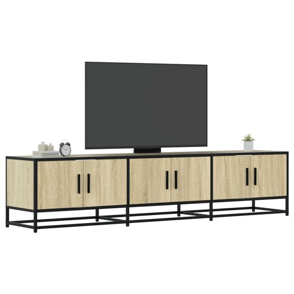vidaXL tv-bord 180x35x41 cm konstrueret træ sonoma-eg