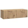 vidaXL V&aelig;gh&aelig;ngt TV-skab Artisan-eg 98 x 41 x 30 cm Konstrueret tr&aelig;
