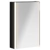 vidaXL Badev&aelig;relsesspejlskab Sort eg 33 x 11,5 x 50 cm Konstrueret tr&aelig;