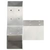 vidaXL stolpebeslag Y-form 81x81 mm galvaniseret metal