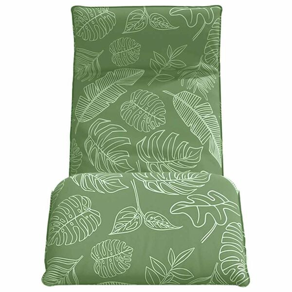 vidaXL foldbar liggestol 175x54x8,5 cm oxfordstof bladm&oslash;nster