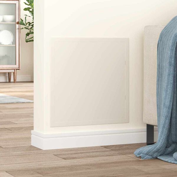 vidaXL Adgangspaneler Hvid 40 x 40 cm ABS Plastik