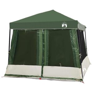 vidaXL Camping Telt S&aelig;t med tag 2 pcs Gr&oslash;n Taffeta og Stof