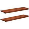 vidaXL Trappetrin 2 stk. 90 x 25 x 2 cm Brun Solid b&oslash;g