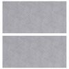 vidaXL Trappe Tread 2 stk. 50 x 25 cm S&oslash;lv Aluminium Rektangul&aelig;r