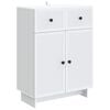 vidaXL Sideboard Hvid 66 x 34,5 x 90 cm Konstrueret tr&aelig;