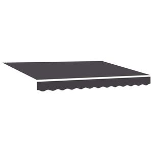 vidaXL Reservedug til markise Antracit 280 x 195 cm Polyester