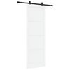 vidaXL Skyded&oslash;r ORKDAL Hvid 83 x 232 cm Massivt fyrretr&aelig;
