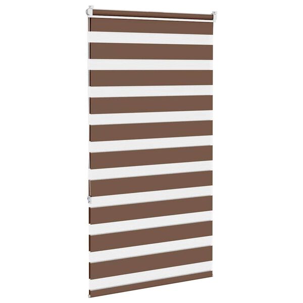 vidaXL zebragardin brun 80x150 cm stofbredde 75,9 cm polyester