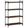 vidaXL bogreol 4 hylder 80x30x120 cm konstrueret tr&aelig; r&oslash;get eg