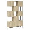 vidaXL bogreol 102x28x172 cm konstrueret træ sonoma-eg