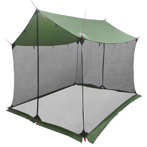 vidaXL Camping tarp med mesh v&aelig;gge 270 x 210 x 210 cm Gr&oslash;n