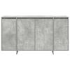 vidaXL Sideboard Beton Gr&aring; 135 x 41 x 75 cm Konstrueret tr&aelig;