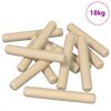 vidaXL Tr&aelig;dowels 12000 stk. Brun Massivt tr&aelig;