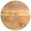 vidaXL bordplade &Oslash;50x3,8 cm rund massivt mangotr&aelig;