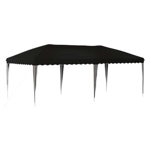 vidaXL Pop-up Festtelt 575 x 290 x 245 cm Sort