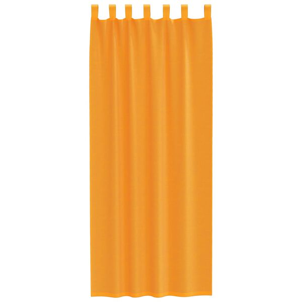 vidaXL voile-gardiner med løkker 2 stk. 140x260 cm orange