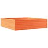 vidaXL plantekasse 90x90x23 cm massivt fyrretr&aelig; gyldenbrun
