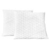 vidaXL puder 2 stk. 80 x 80 x 14 cm memoryskum