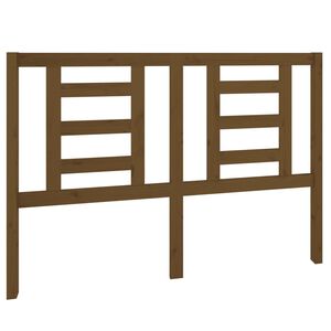 vidaXL sengeg&aelig;rde 141x4x100 cm massivt fyrretr&aelig; gyldenbrun