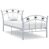 vidaXL sengestel 90x200 fodbolddesign metal gr&aring;