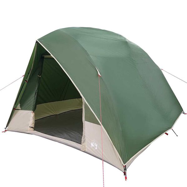 vidaXL Camping telt med tag Gr&oslash;n 275 x 230 x 140 cm taft