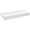 vidaXL h&aring;ndvask 100 x 46 x 11 cm mineralst&oslash;bt/marmorst&oslash;bt hvid
