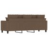 vidaXL 3-personers sofa 180 cm stof brun