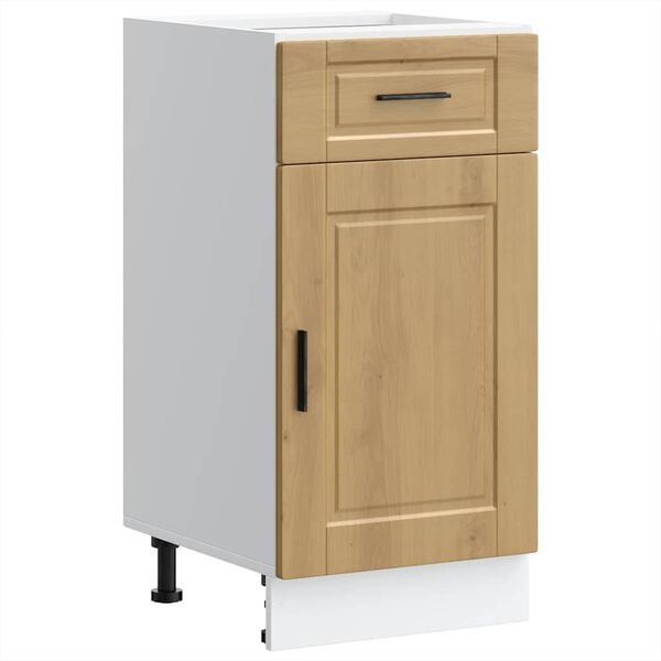 vidaXL k&oslash;kkenunderskab&nbsp;Porto egetr&aelig; konstrueret tr&aelig;