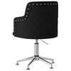 vidaXL drejelig kontorstol stof sort