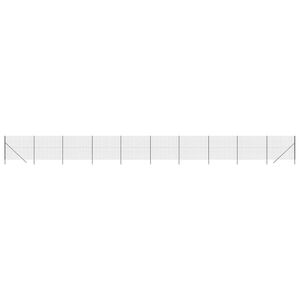 vidaXL tr&aring;dhegn 1,6x25 m galvaniseret st&aring;l antracitgr&aring;