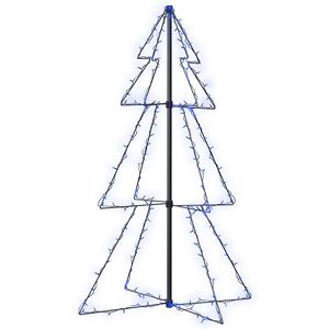 vidaXL lysende juletr&aelig; 78x120 cm 160 LED'er indend&oslash;rs/udend&oslash;rs