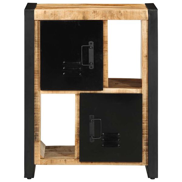 vidaXL skænk 55x35x70 cm massivt ru mangotræ