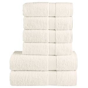 vidaXL h&aring;ndkl&aelig;der 6 stk. Premium SOLUND 600 g/m2 creme