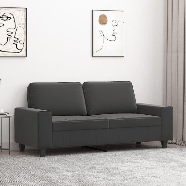 vidaXL 2-personers sofa 140 cm stof mikrofiberstof