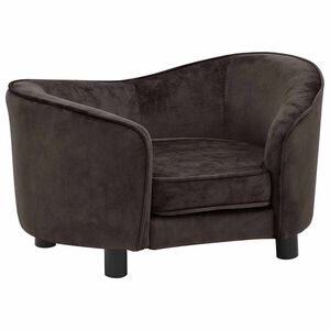 vidaXL hundesofa 69x49x40 cm plys brun