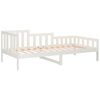 vidaXL daybed uden madras 80x200 cm massivt fyrretr&aelig; hvid